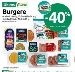 Joker Burgere tilbud