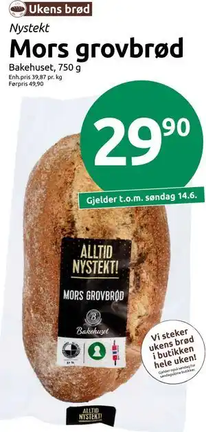 Joker Mors grovbrød tilbud