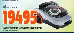 Obs Bygg SEGWAY NAVIMOW I220E LIDAR ROBOTKLIPPER tilbud