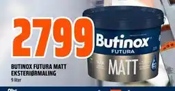 Obs Bygg BUTINOX FUTURA MATT EKSTERIØRMALING tilbud