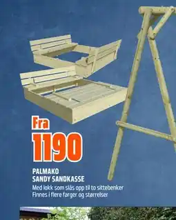 Obs Bygg PALMAKO SANDY SANDKASSE tilbud