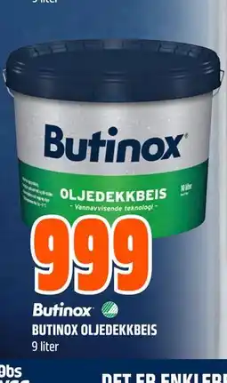 Obs Bygg BUTINOX OLJEDEKKBEIS tilbud
