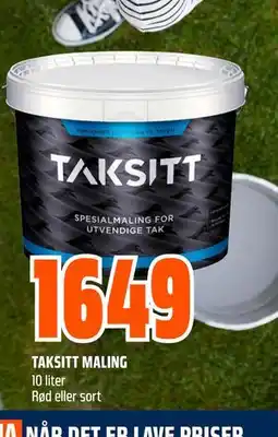 Obs Bygg TAKSITT MALING tilbud