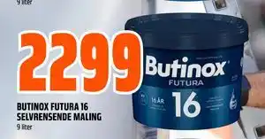 Obs Bygg BUTINOX FUTURA 16 SELVRENSENDE MALING tilbud