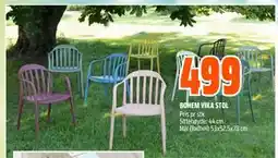 Obs Bygg BOHEM VIKA STOL tilbud