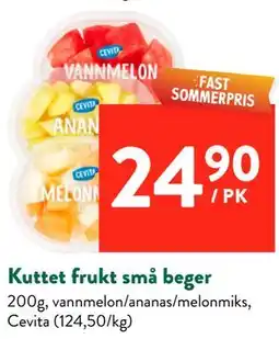 Jacobs Kuttet frukt små beger tilbud
