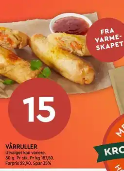 Coop Mega VÅRRULLER tilbud