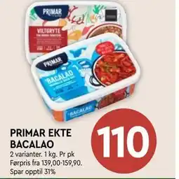 Coop Mega PRIMAR EKTE BACALAO tilbud