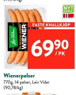 Jacobs Wienerpølser tilbud