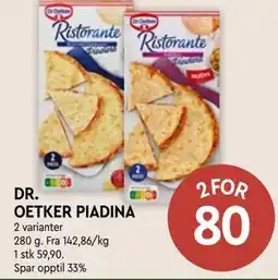 Coop Mega DR. OETKER PIADINA tilbud
