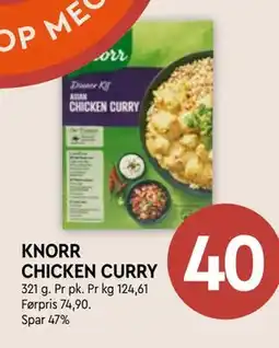 Coop Mega KNORR CHICKEN CURRY tilbud