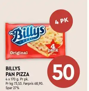 Coop Mega BILLYS PAN PIZZA tilbud