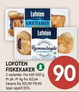 Coop Mega LOFOTEN FISKEKAKER tilbud