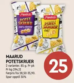 Coop Mega MAARUD POTETSKRUER tilbud