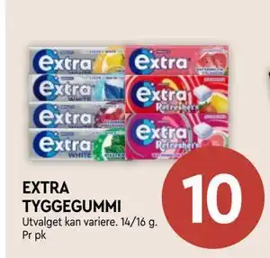 Coop Mega EXTRA TYGGEGUMMI tilbud