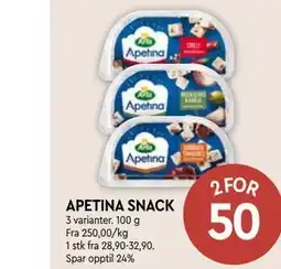 Coop Mega APETINA SNACK tilbud