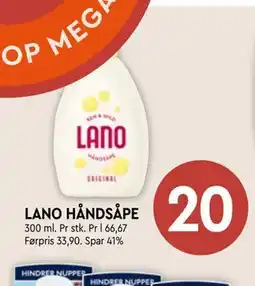Coop Mega LANO HÅNDSÅPE tilbud
