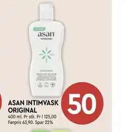 Coop Mega ASAN INTIMVASK ORIGINAL tilbud