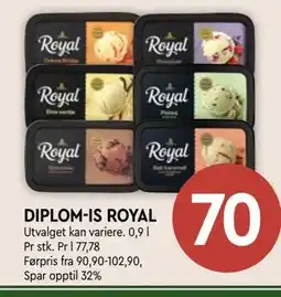 Coop Mega DIPLOM-IS ROYAL tilbud