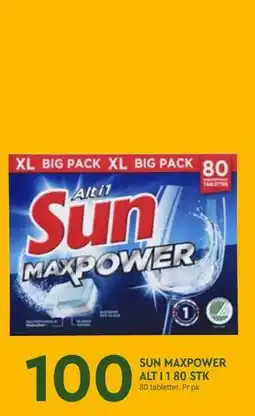 Coop Mega SUN MAXPOWER ALT I 1 80 STK tilbud