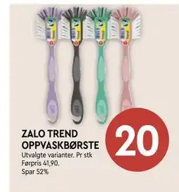 Coop Mega ZALO TREND OPPVASKBØRSTE tilbud
