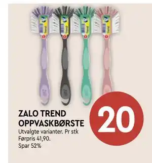 Coop Mega ZALO TREND OPPVASKBØRSTE tilbud