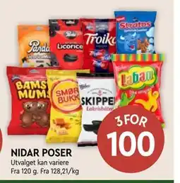 Coop Mega NIDAR POSER tilbud