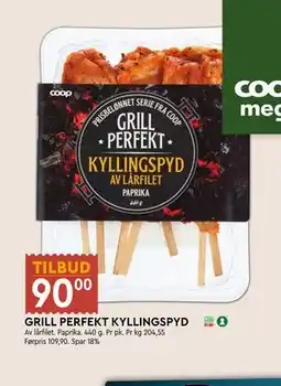Coop Mega GRILL PERFEKT KYLLINGSPYD tilbud