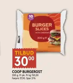 Coop Mega COOP BURGEROST tilbud