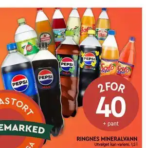Coop Mega RINGNES MINERALVANN tilbud