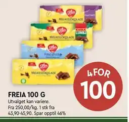 Coop Mega FREIA 100 G tilbud