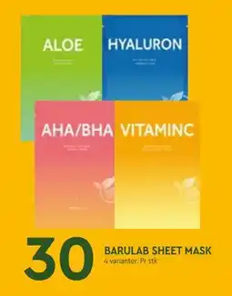 Coop Mega BARULAB SHEET MASK tilbud