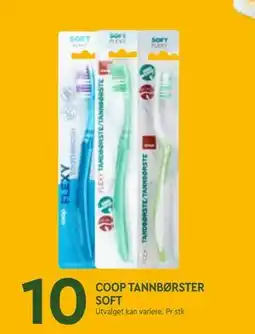 Coop Mega COOP TANNBØRSTER SOFT tilbud