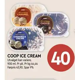 Coop Mega COOP ICE CREAM tilbud