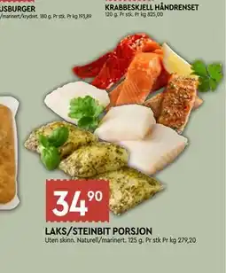 Coop Mega LAKS/STEINBIT PORSJON tilbud