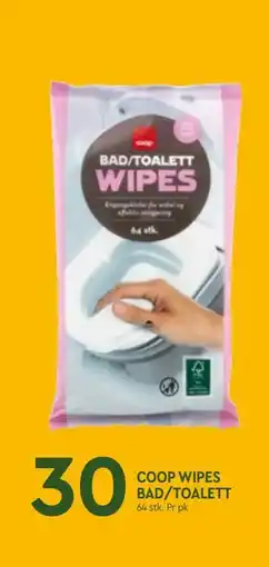 Coop Mega COOP WIPES BAD/TOALETT tilbud