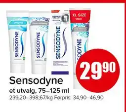Spar Sensodyne tilbud