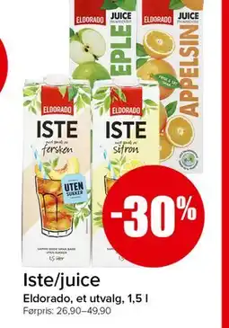 Spar Iste/juice tilbud