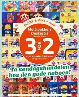 Joker Multipakker/ Dessertis tilbud
