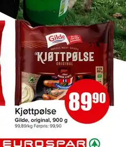 Spar Kjøttpølse tilbud