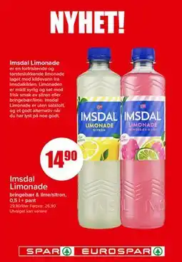 Spar Imsdal Limonade tilbud