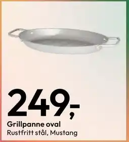 Gigaboks Grillpanne oval tilbud
