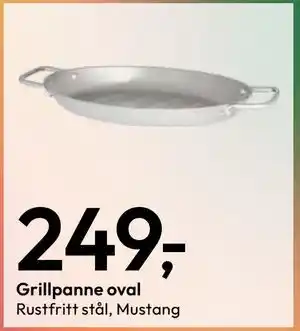 Gigaboks Grillpanne oval tilbud