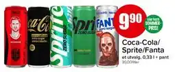 Spar Coca-Cola/Sprite/Fanta tilbud