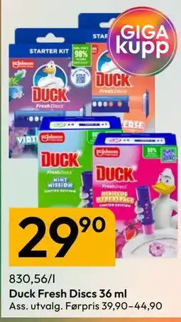 Gigaboks Duck Fresh Discs 36 ml tilbud