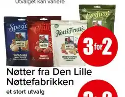 Spar Nøtter fra Den Lille Nøttefabrikken tilbud