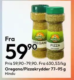 Gigaboks Oregano/Pizzakrydder 77–95 g tilbud