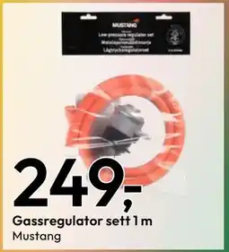 Gigaboks Gassregulator sett 1 m tilbud