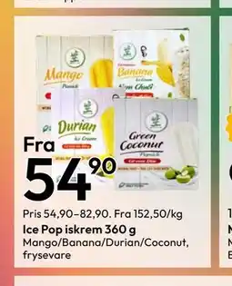 Gigaboks Ice Pop iskrem 360 g tilbud