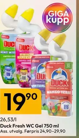 Gigaboks Duck Fresh WC Gel 750 ml tilbud